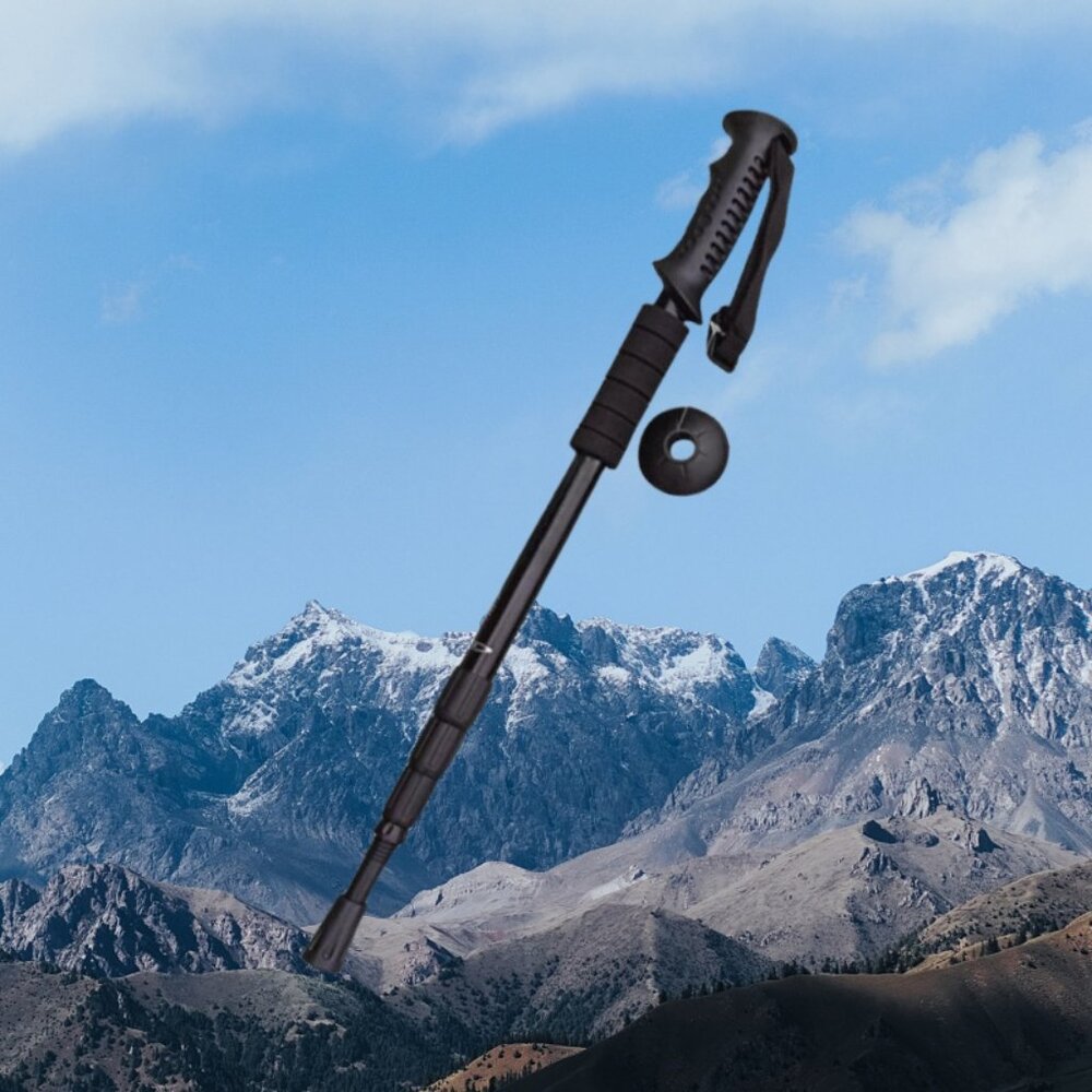2X Trekking Poles Walking Cane Hiking Stick Foldable Telescopic Lightweight